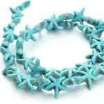 Separador de estrella azul turquesa