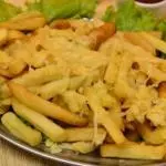 Porção de Batata Frita com Queijo G