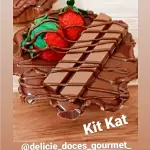 Cestinha recheada kit Kat