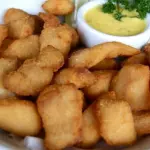 Isca de Peixe Empanado