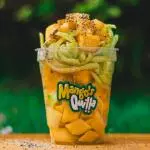 Vaso de mango con piña