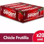CHICLETS BELDENT FRUTILLA X 20