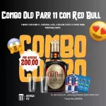 Combo Old Parr 11 com Red Bull