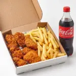 Combo P - Frango Empanado + Batata Frita + Molho + Coca Cola 500ml