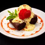 Brownie y Helado