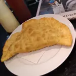 Pastel queijo e bacon