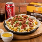 BATATA COM QUEIJO E CALABRESA