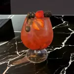 Gin tonic frutos rojos