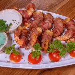 JUMBO Bacon Shrimps- Camaron-Bacon