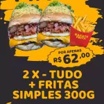 ( 2 X- Tudo ) + Fritas 300g