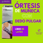 ÓRTESIS DE MUÑECA CON DEDO PULGAR