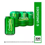Costeña Bacana six pack 330 ml