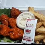Bonneles buffalo,BBQ mango habanero