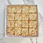 Cuadritos de coco con choc. blanco