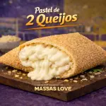 Pastel de mussarela com requeijão