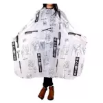 Capa de Peluqueria, Blanca y Negra