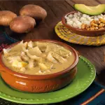 Papas con cuero