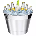 Balde com 6 cervejas