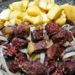 CARNE DE SOL COM AIPIM