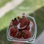Fresas forradas con tamarindo