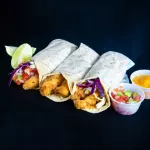 3 tacos de pescado capeado
