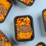 (G)Patinho Purê de Abóbora e Legumes