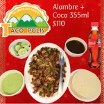 ALAMBRE DE PASTOR + COCA 355ML
