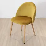 Silla Paris Simil madera Mostaza