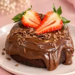 Bolo Vulcão de Brigadeiro Belga
