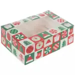 Caja c/visor Navidad cuadros Unid