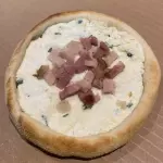 Queijo minas com bacon