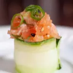 Djo de pepino com salmão 2un