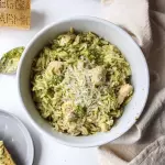 Rissoto de Pollo al pesto