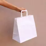 Bolsa Blanca asa 30x30 ECOGREEN