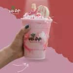 Frappe Mazapán con fresa 🍓