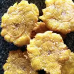 Crushed plantain(tostones)