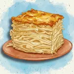 Porcion de Pastel de tallarin