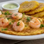 PATACONES CON TORTILLA DE CAMARÓN