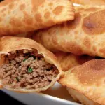 Pastel de carne porção