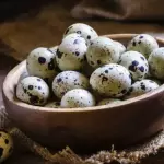 Ración de huevos de codorniz