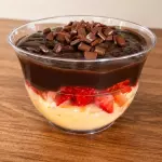 Bombom cremoso de morango