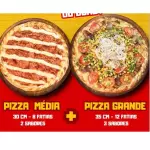 Pizza Média + Pizza Grande