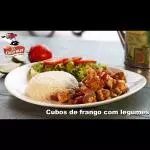 CUBOS DE FRANGO C/LEGUMES
