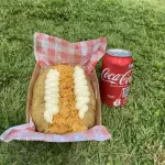 Frango+refri lata+batata palha