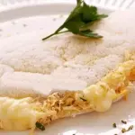 Tapioca de frango com queijo
