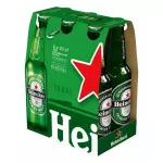 Heineken com 6 unidades (long neck)