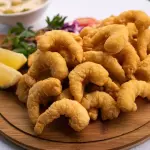 Camarão Milanesa com Queijo
