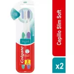 2 CEPILLOS COLGATES SLIM SOFT SUAVE