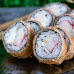 Hot roll Kani com cream cheese