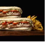 2 Choripanes junior + papas